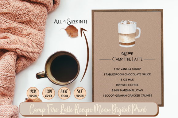 Camp Fire Latte Recipe Print: A Brand Designer's Review