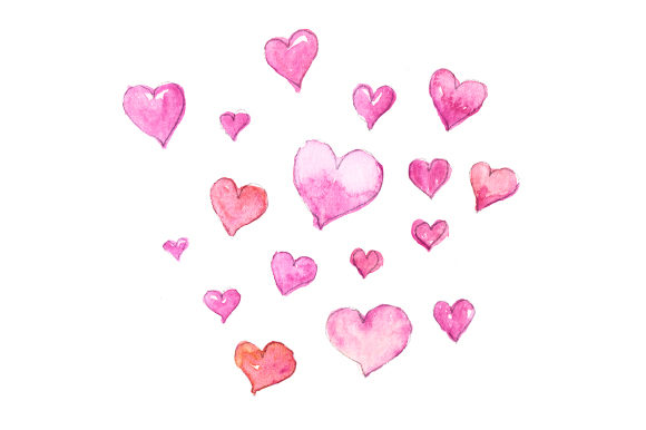 Heart Burst Watercolour: A Valentine S Day Design Gem
