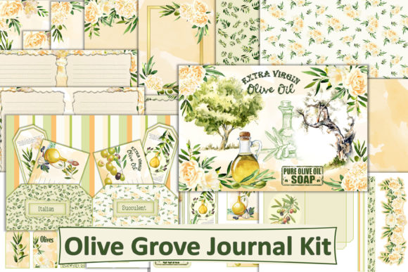 Junk Journal Kit and Free Ephemera for Crafts Branding
