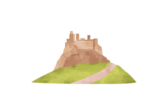 Lindisfarne Castle Watercolour: A Review of Uk Designs