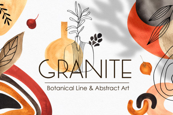 Line Abstract Art Set: Modern Crafts Branding