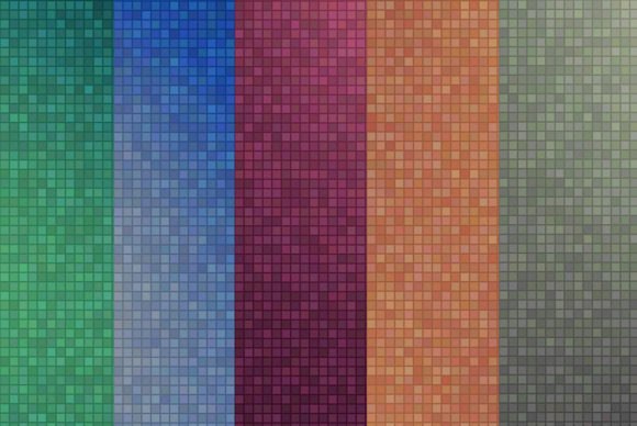 Multicolor Mosaic Backgrounds for Crafters