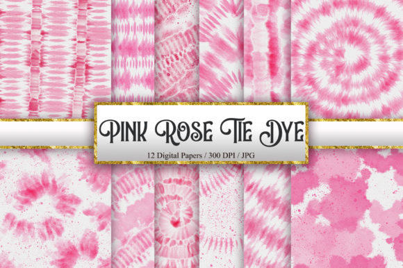 Pink Rose Tie Dye Background: Fresh Patterns for Blogs