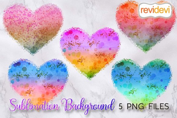 Valentine Sublimation Bokeh Heart Backgrounds Review