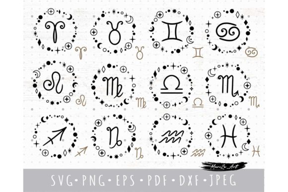 Zodiac Sings SVG: Premium Illustrations for Branding